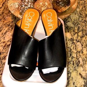 Calvin Klein wedge heels